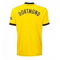 Camisa de Futebol Borussia Dortmund Equipamento Principal Mulheres 2023-24 Manga Curta